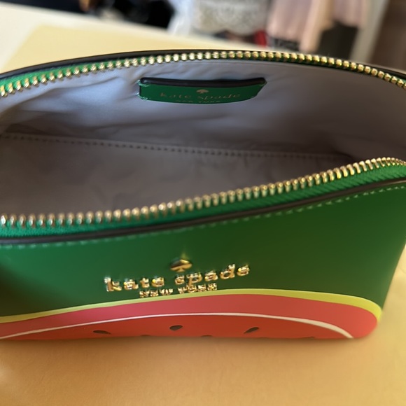 NWT Kate Spade Watermelon Cosmetic Bag - Picture 4 of 5